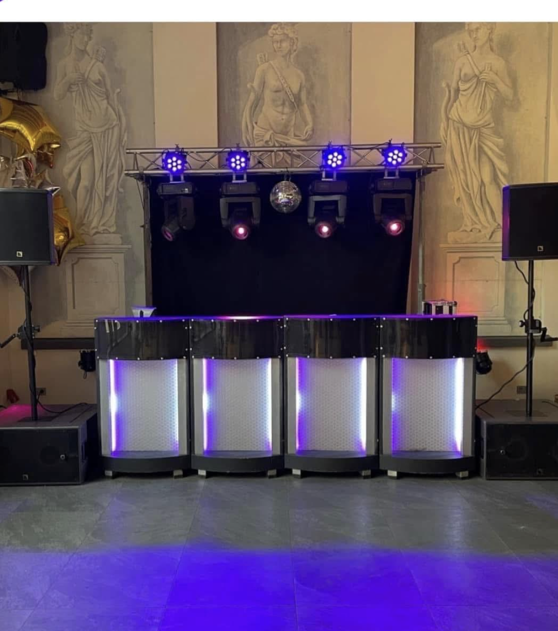 D Music Drive-in Show DJ booth